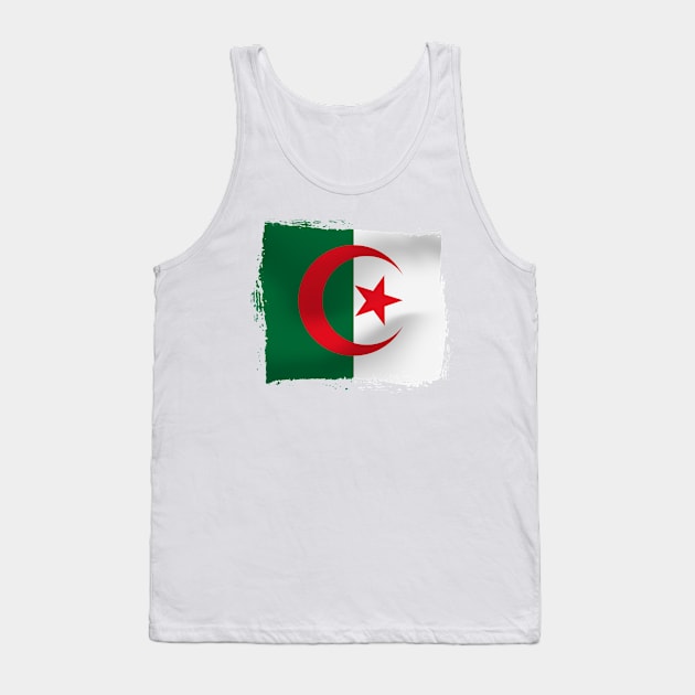 Algeria flag Tank Top by SASTRAVILA